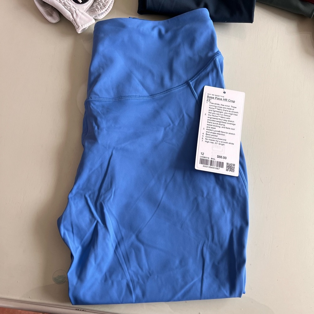 Lululemon blue nile base pace leggings